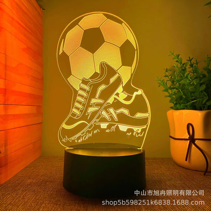 DreamKick Soccer Lamp - Enchanting Night Light for Kids