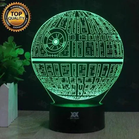 Cosmic Warship 3D Lamp