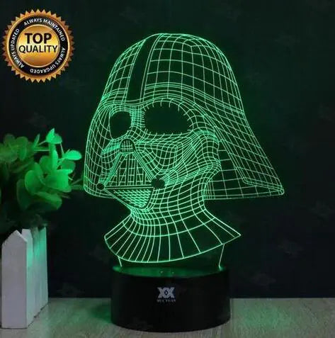 Cosmic Warship 3D Lamp