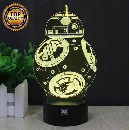 Cosmic Warship 3D Lamp