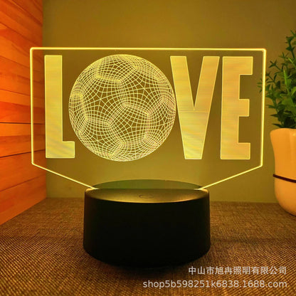 DreamKick Soccer Lamp - Enchanting Night Light for Kids