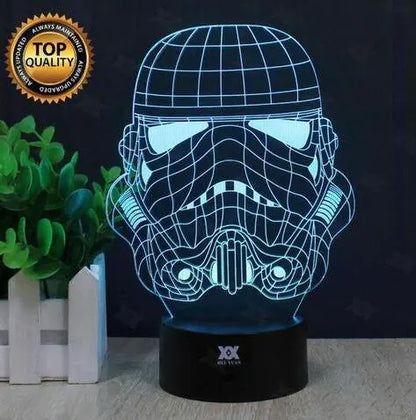 Cosmic Warship 3D Lamp