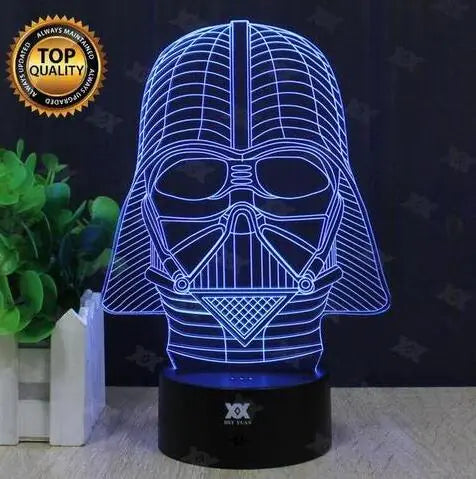 Cosmic Warship 3D Lamp