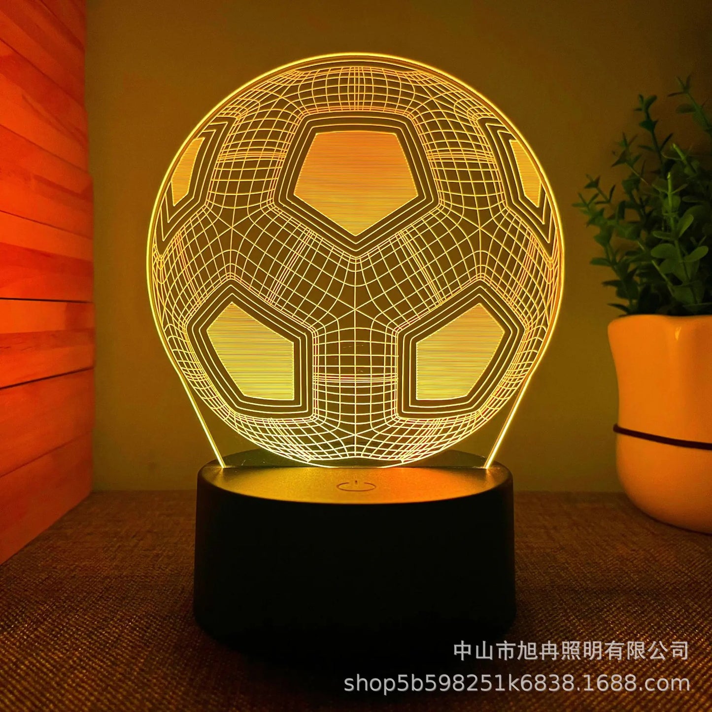 DreamKick Soccer Lamp - Enchanting Night Light for Kids