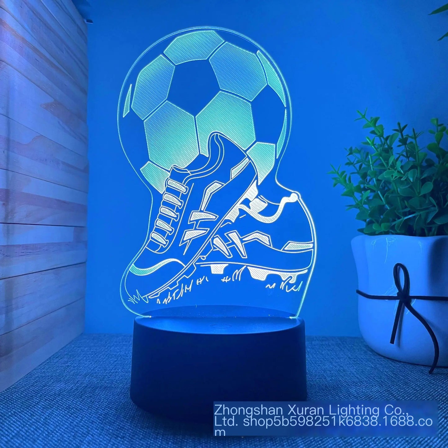 DreamKick Soccer Lamp - Enchanting Night Light for Kids