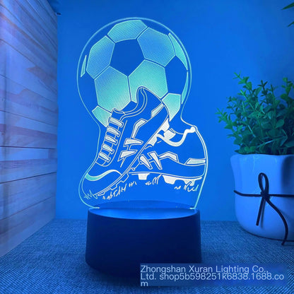 DreamKick Soccer Lamp - Enchanting Night Light for Kids