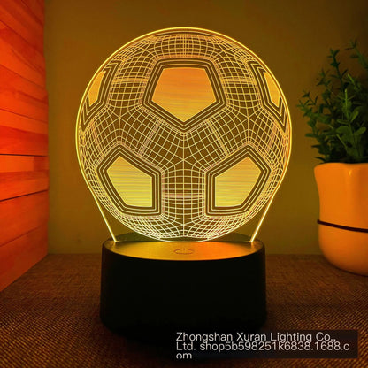 DreamKick Soccer Lamp - Enchanting Night Light for Kids